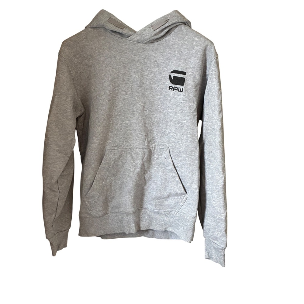 G-Star RAW Hoodie Men M Grey Luxury Streetwear Workwear Gorpcore Utility